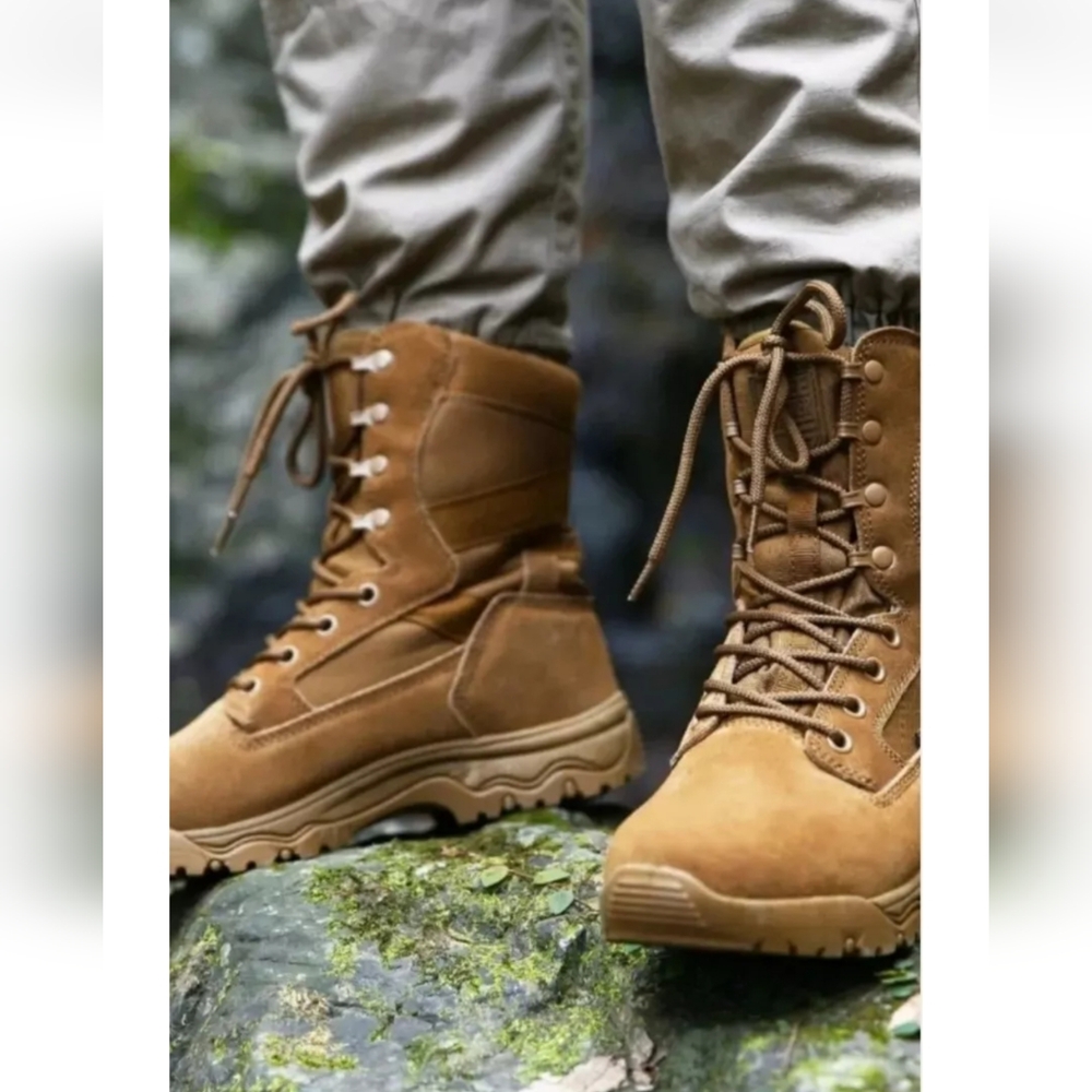 Free Soldier FIRE! NIB! 8-Inch Thick Waterproof Military Boots. Sz 8. R2S!